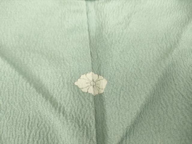 平和屋着物▽上質な小紋 単衣 草花文 金彩 正絹 逸品 DAAT9006az