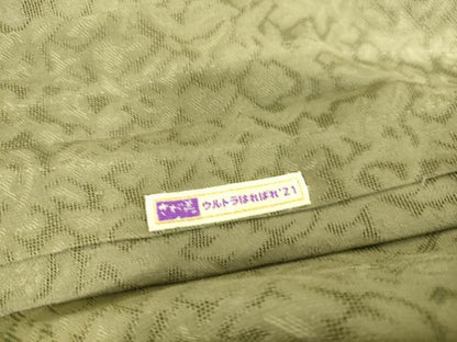 平和屋着物▽長羽織　スリーシーズン　春夏秋　塵除け　唐草紋紗　瓢箪　ロング丈　さが美扱い　正絹　逸品　DAAT9012az