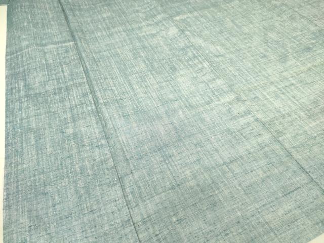 平和屋着物▽上質な紬 単衣 霞文 正絹 逸品 DAAT9102az
