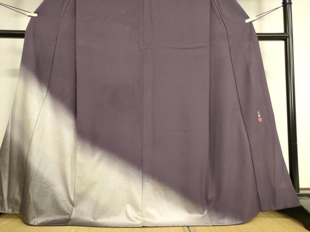 平和屋着物▽松尾光琳 訪問着 無双 絽袷 絽×絽 銀花 銀彩 正絹 逸品 DAAT9111az