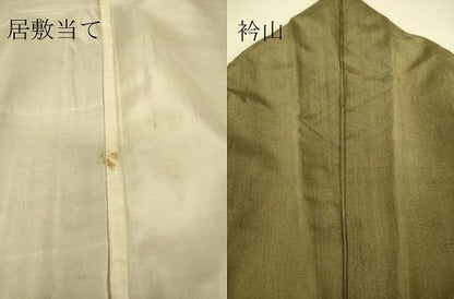 平和屋着物▽上質な小紋 単衣 紬地 花間道 正絹 逸品 DAAT9124az