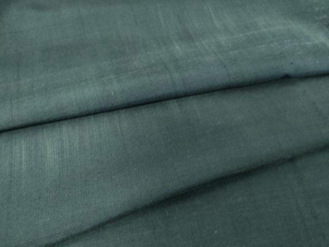 平和屋着物▽上質な紬　単衣　霞文　まるやま扱い　正絹　逸品　DAAT9133az