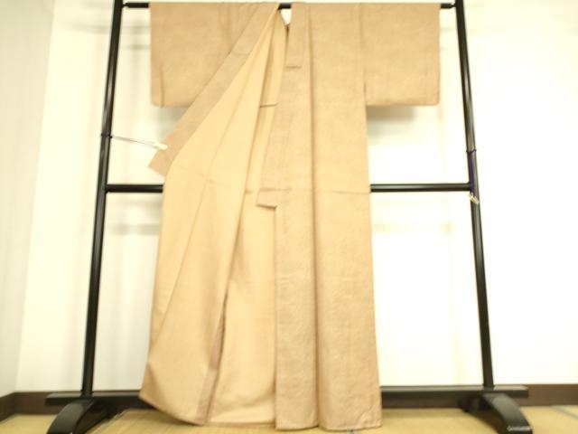 平和屋着物▽上質な小紋 単衣 霞文 正絹 逸品 DAAT9137az