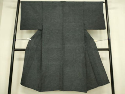 平和屋着物▽男性　紬　単衣　アンサンブル　霞文　正絹　逸品　DAAT9148az