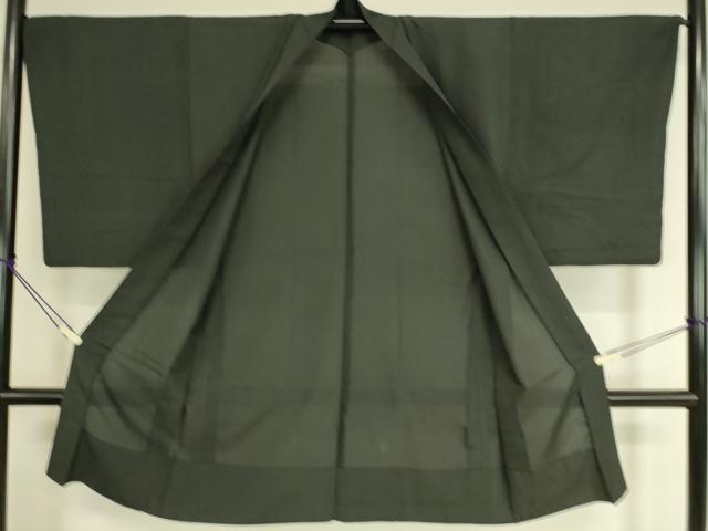平和屋着物▽男性 長羽織 スリーシーズン 春夏秋 塵除け 蝋色 正絹 逸品 DAAT9154az
