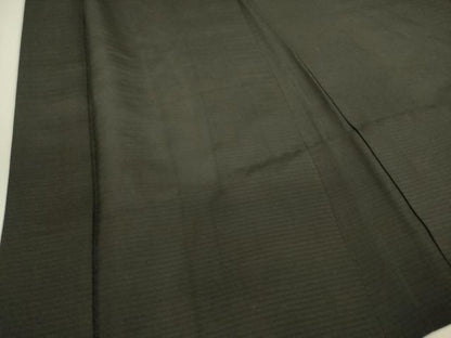 平和屋着物▽男性 黒紋付長羽織 スリーシーズン 春夏秋 塵除け 絽 正絹 逸品 DAAT9158az