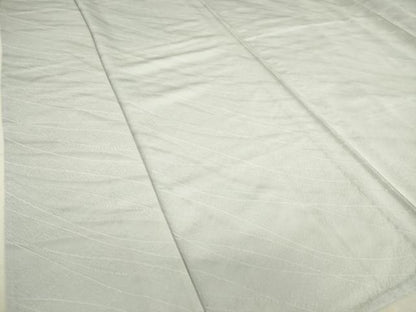 平和屋着物▽上質な色無地 単衣 変わり斜線文 薄雲鼠色 正絹 逸品 DAAT9174az