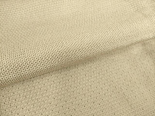 平和屋着物▽男性 本塩沢 単衣 110亀甲 正絹 逸品 DAAT9210az