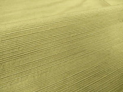平和屋着物▽上質な紬 単衣 柳茶色 正絹 逸品 DAAT9225az