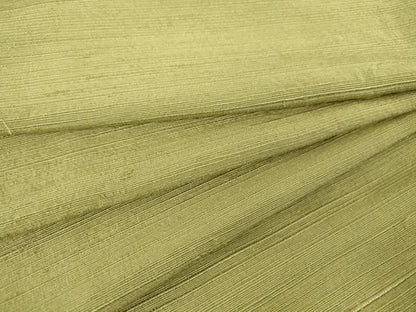 平和屋着物▽上質な紬 単衣 柳茶色 正絹 逸品 DAAT9225az