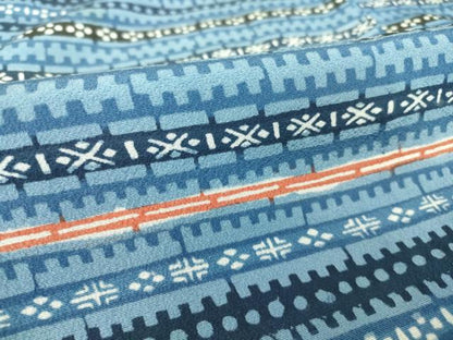 平和屋着物▽上質な小紋 単衣 横段文 正絹 逸品 DAAT9232az