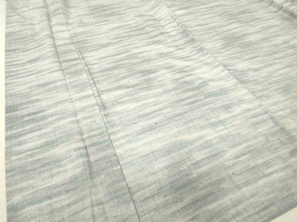 平和屋着物▽上質な紬　単衣　霞文　正絹　逸品　DAAT9242az