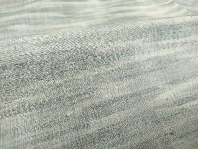 平和屋着物▽上質な紬　単衣　霞文　正絹　逸品　DAAT9242az