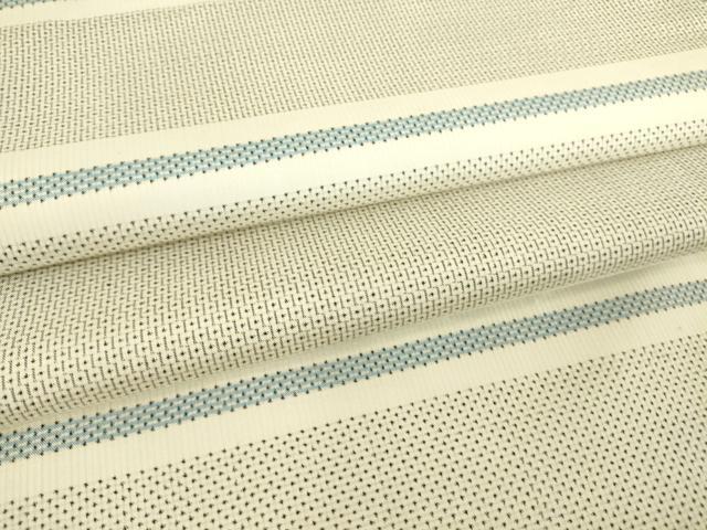 平和屋着物▽本場大島紬 白大島 単衣 横段文 100亀甲 正絹 逸品 DAAT9250az
