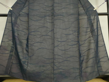 平和屋着物▽訪問着 無双 紗袷 紗×絽 紫陽花 正絹 逸品 DAAT9339az