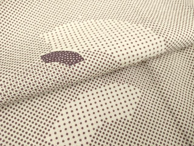 平和屋着物▽上質な小紋 単衣 地紙重ね文 正絹 逸品 DAAT9342az