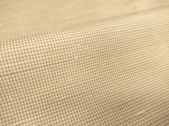 平和屋着物▽上質な紬 単衣 格子 正絹 逸品 DAAT9346az