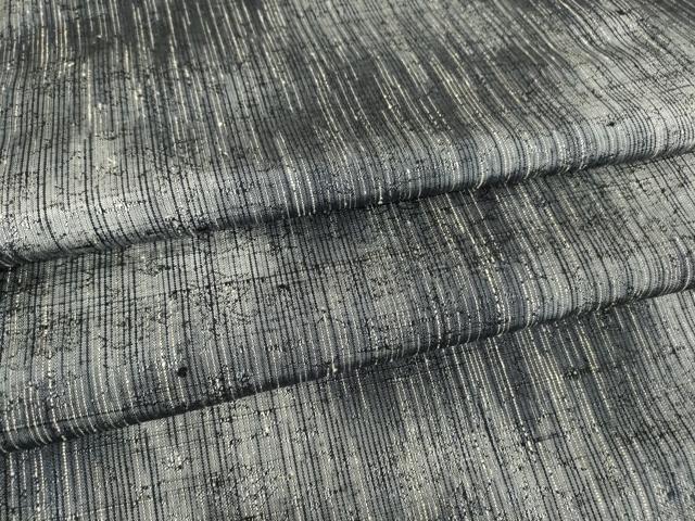 平和屋着物▽上質な紬 単衣 霞文 正絹 逸品 DAAT9353az