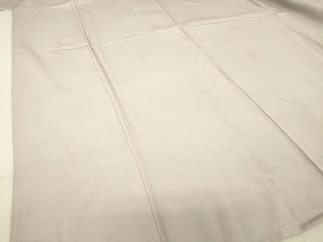 平和屋着物▽上質な色無地　単衣　灰桜色　正絹　逸品　DAAT9361az