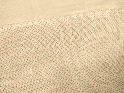 平和屋着物▽本塩沢 単衣 幾何学文 110亀甲 正絹 逸品 DAAT9370az