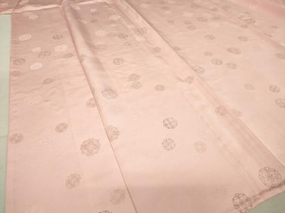 平和屋着物▽上質な小紋 単衣 花丸文 正絹 逸品 未使用 DAAT9371az