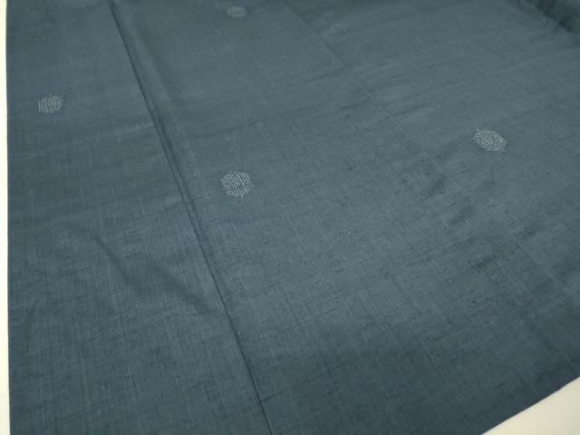 平和屋着物▽結城紬 単衣 亀甲文 80亀甲 飛び亀甲柄 正絹 逸品 DAAT9372az