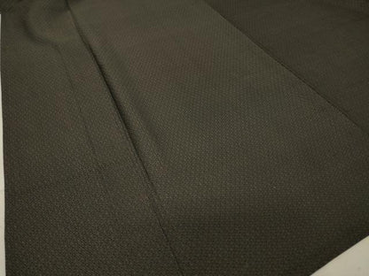 平和屋着物▽男性 お召 単衣 変わり縞 正絹 逸品 DAAT9394az