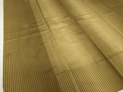 平和屋着物▽道行コート スリーシーズン 春夏秋 塵除け 縞 ロング丈 正絹 逸品 DAAT9395az
