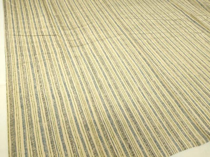 平和屋着物▽上質な小紋 単衣 縞 正絹 逸品 DAAT9482az