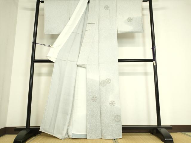 平和屋着物▽中国三大刺繍 スワトウ刺繍 汕頭刺繍 総刺繍 訪問着 単衣 正倉院花文 たたき染め 金糸 正絹 逸品 DAAT9486az