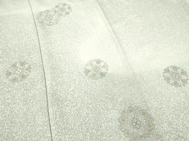 平和屋着物▽中国三大刺繍 スワトウ刺繍 汕頭刺繍 総刺繍 訪問着 単衣 正倉院花文 たたき染め 金糸 正絹 逸品 DAAT9486az