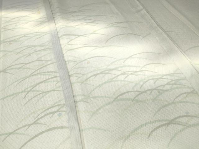 平和屋着物▽訪問着 無双 紗袷 紗×絽 露芝文 暈し染め 金彩 正絹 逸品 DAAT9490az