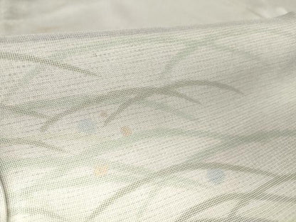 平和屋着物▽訪問着 無双 紗袷 紗×絽 露芝文 暈し染め 金彩 正絹 逸品 DAAT9490az