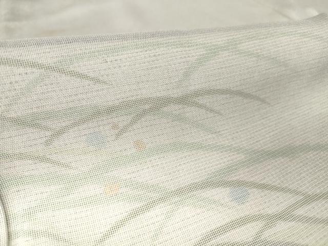 平和屋着物▽訪問着 無双 紗袷 紗×絽 露芝文 暈し染め 金彩 正絹 逸品 DAAT9490az