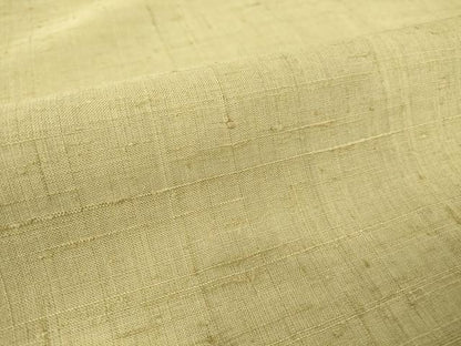 平和屋着物▽生紬 単衣 木蘭色 正絹 逸品 DAAT9496az
