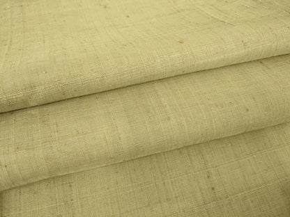 平和屋着物▽生紬 単衣 木蘭色 正絹 逸品 DAAT9496az