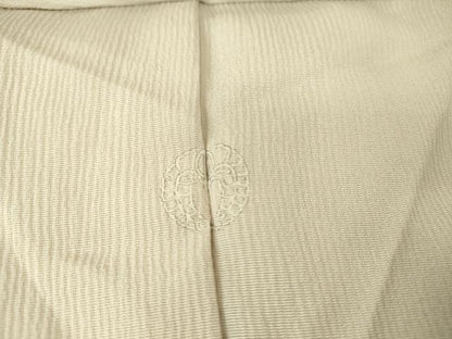 平和屋着物▽訪問着 単衣 駒刺繍 露芝文 暈し染め 銀彩 正絹 逸品 DAAT9506az