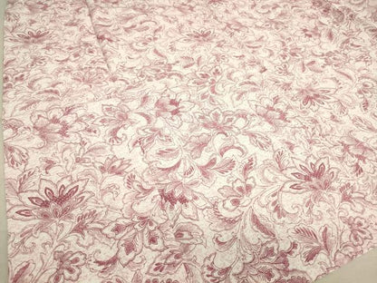 平和屋着物▽小紋 単衣 更紗花文 洗える着物 DAAT9526az
