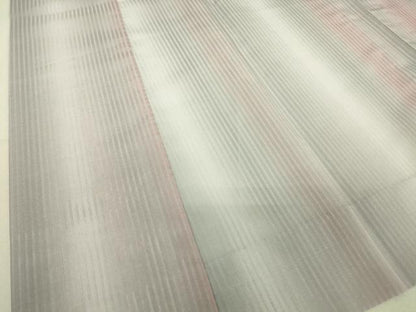 平和屋着物▽道中着 スリーシーズン 春夏秋 塵除け 斜 縞 正絹 逸品 DAAT9535az