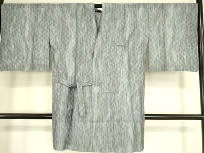 平和屋着物▽道中着 スリーシーズン 春夏秋 塵除け 霞文 ロング丈 正絹 逸品DAAT9536az