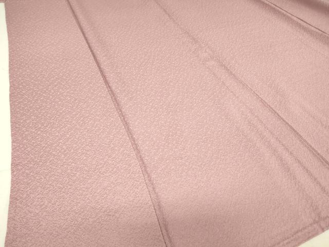 平和屋着物▽上質な色無地　単衣　梅鼠色　正絹　逸品　DAAT9640az