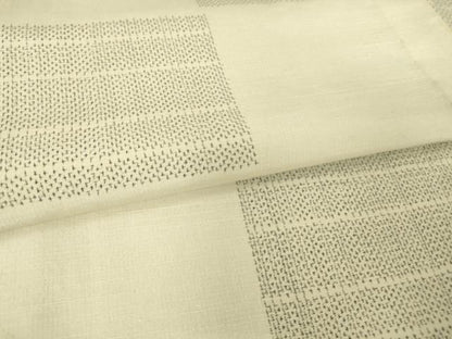 平和屋着物▽上質な紬 単衣 市松文 正絹 逸品 DAAT9654az