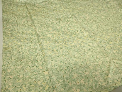 平和屋着物▽上質な小紋 単衣 草花文 金彩 正絹 逸品 DAAT9672az