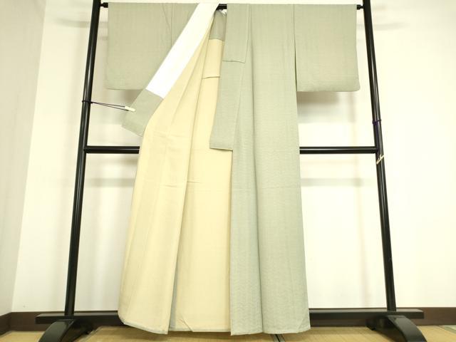 平和屋着物▽江戸小紋 単衣 花菱文 正絹 逸品 DAAT9673az