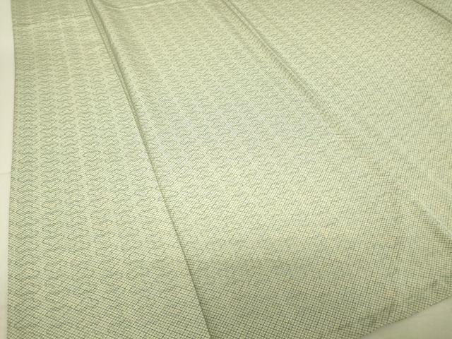 平和屋着物▽江戸小紋 単衣 花菱文 正絹 逸品 DAAT9673az