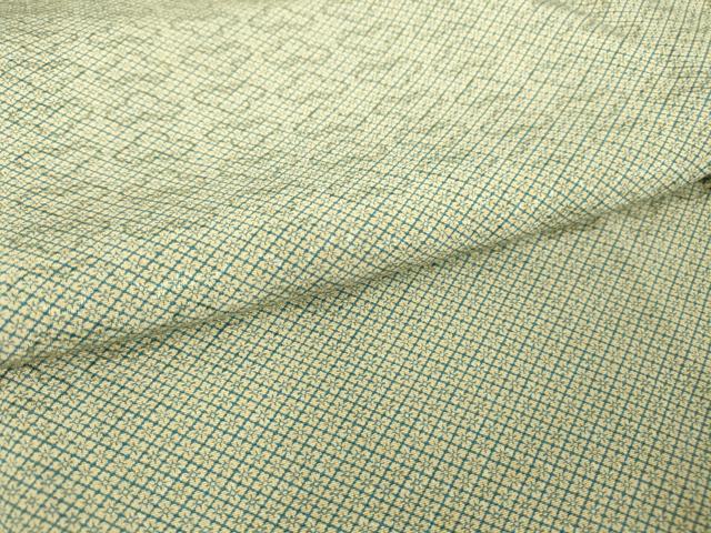 平和屋着物▽江戸小紋 単衣 花菱文 正絹 逸品 DAAT9673az