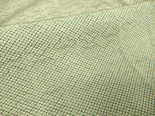 平和屋着物▽江戸小紋 単衣 花菱文 正絹 逸品 DAAT9673az