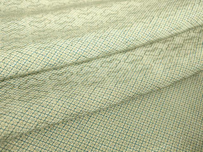 平和屋着物▽江戸小紋 単衣 花菱文 正絹 逸品 DAAT9673az