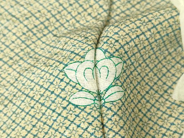平和屋着物▽江戸小紋 単衣 花菱文 正絹 逸品 DAAT9673az