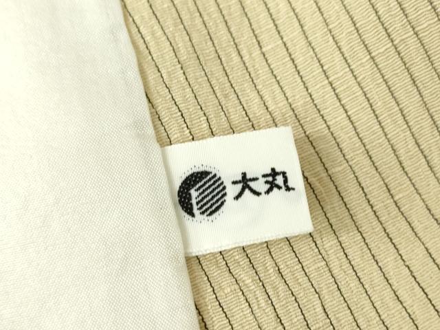 平和屋着物▽訪問着 単衣 紬地 総刺繍 人物文 大丸扱い 正絹 逸品 DAAT9702az